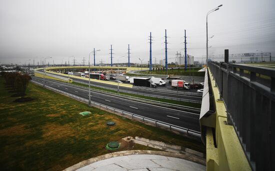 Открытие развязки на пересечении МКАД с ул. Генерала Дорохова