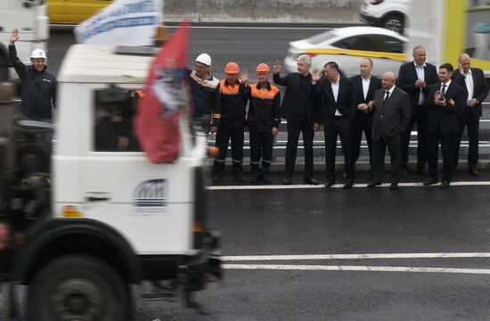 Открытие развязки на пересечении МКАД с ул. Генерала Дорохова