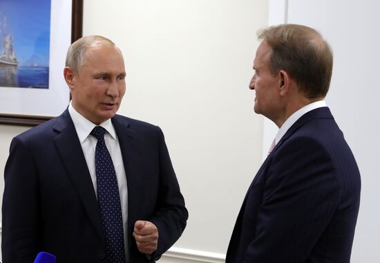 Президент РФ В. Путин принял участие в работе Восточного экономического форума