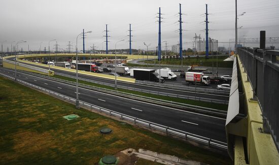 Открытие развязки на пересечении МКАД с ул. Генерала Дорохова