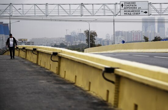 Открытие развязки на пересечении МКАД с ул. Генерала Дорохова