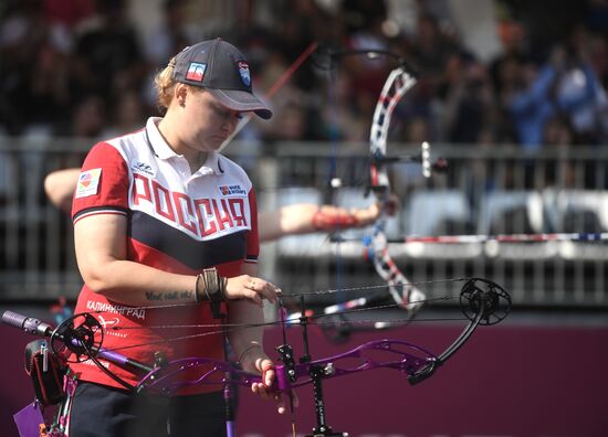 Стрельба из лука. Финал Кубка мира. Первый день	