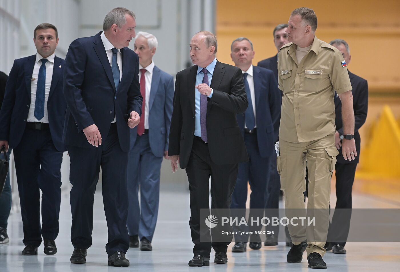 Рабочая поездка президента РФ В. Путина в ДФО