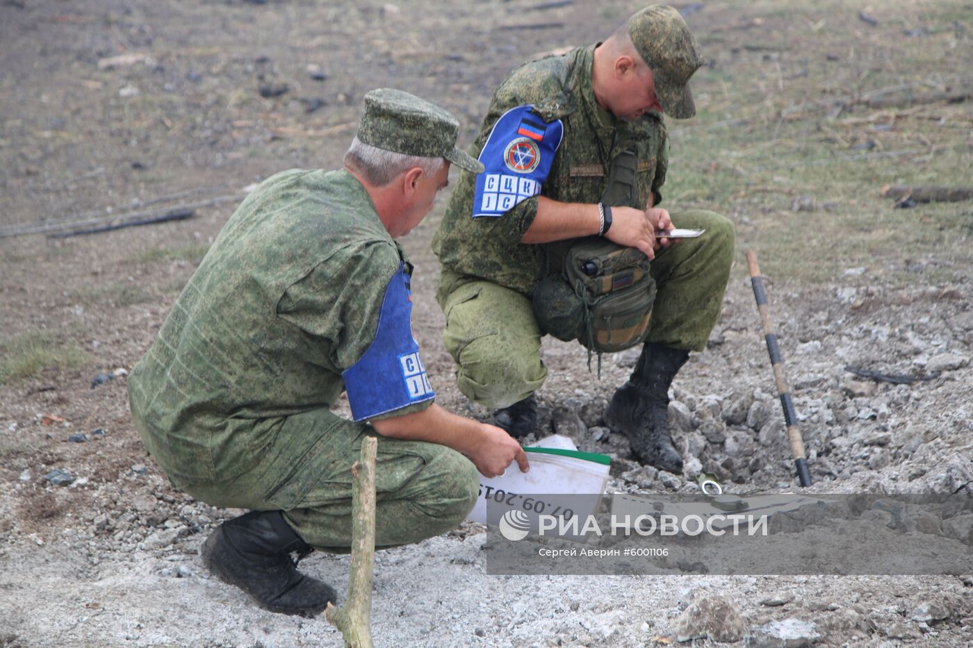 Последствия обстрела в Донецкой области