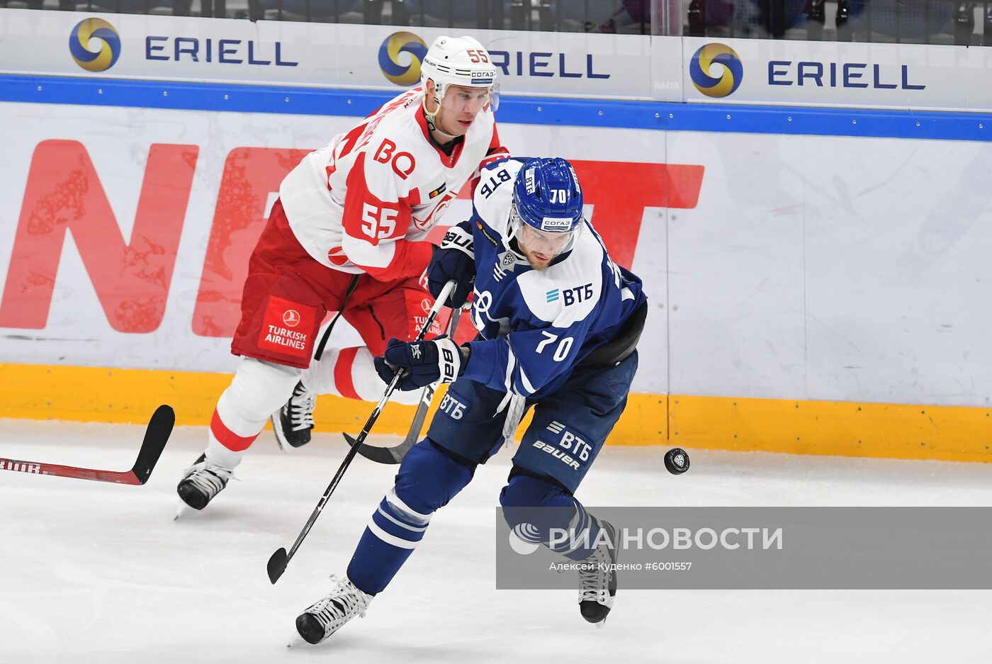 Хоккей. КХЛ. Матч "Динамо" (Москва) - "Спартак"