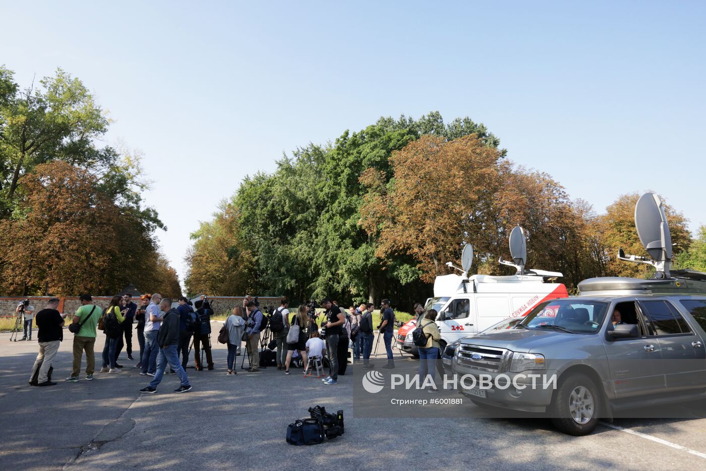 Журналисты в аэропорту Борисполя