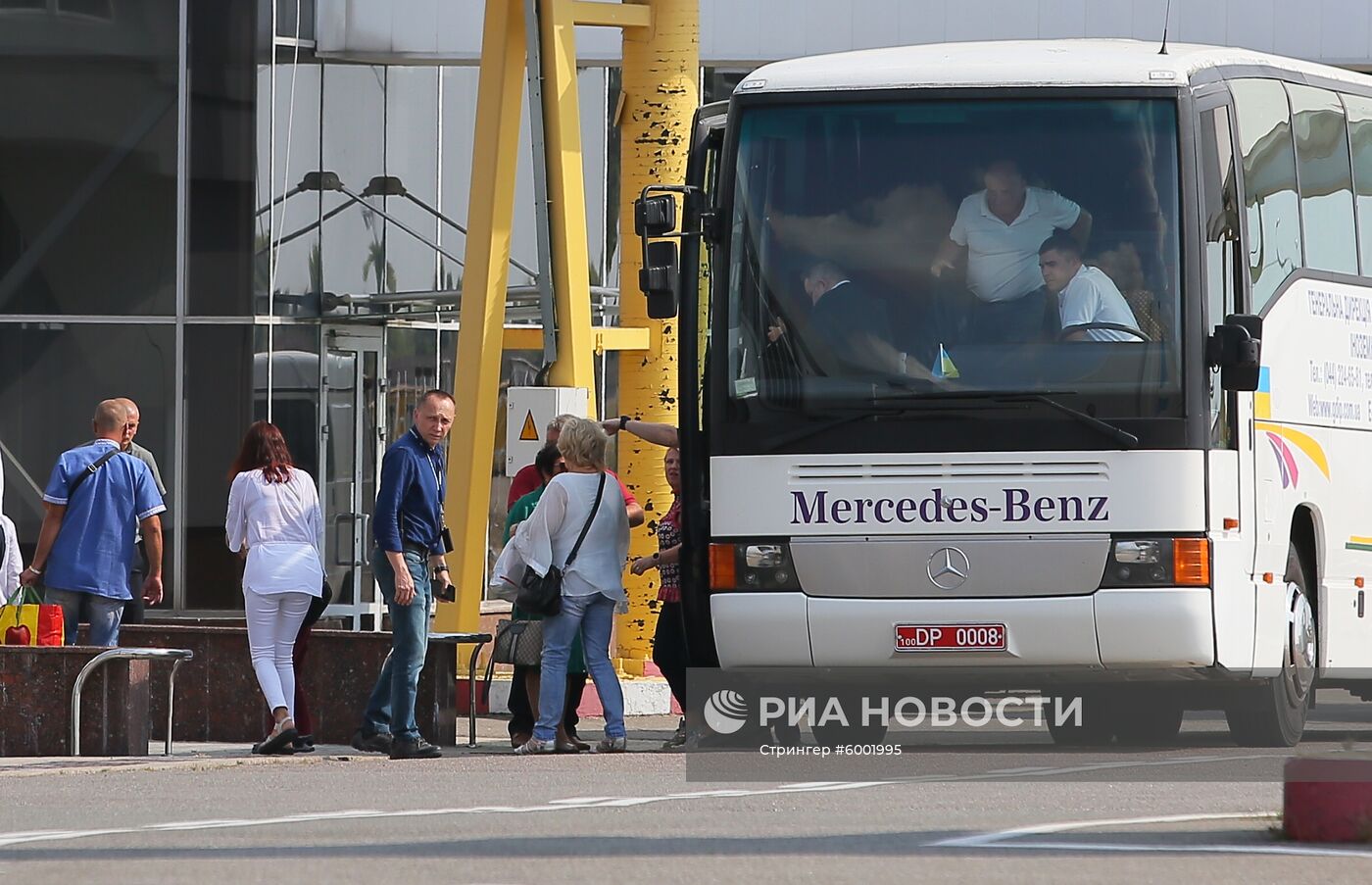 Журналисты в аэропорту Борисполя