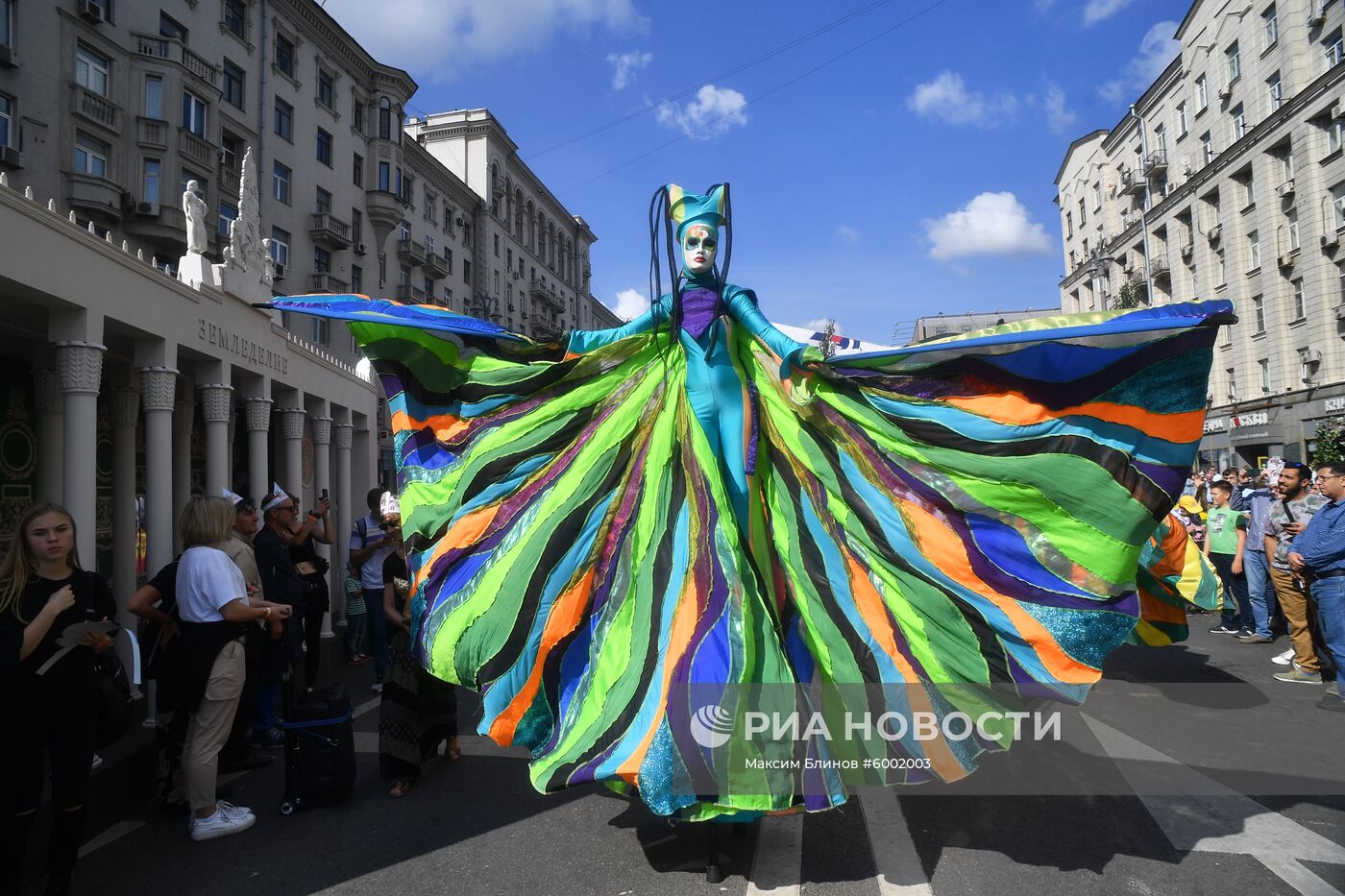 Празднование Дня города в Москве