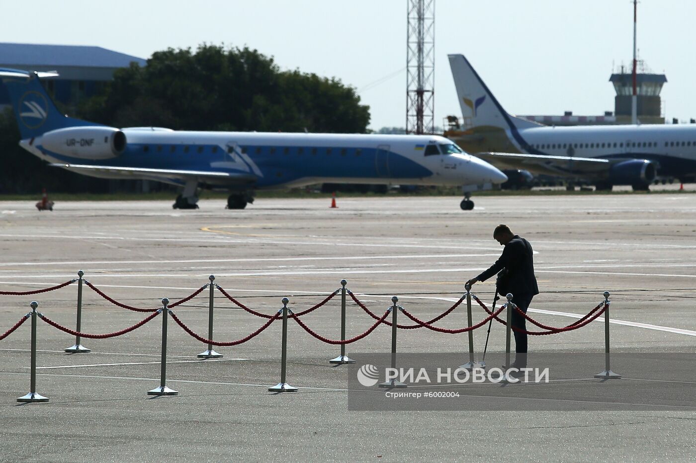 Журналисты в аэропорту Борисполя