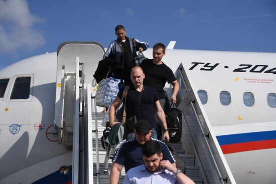 Участники договоренности об освобождении между Россией и Украиной прилетели в Москву
