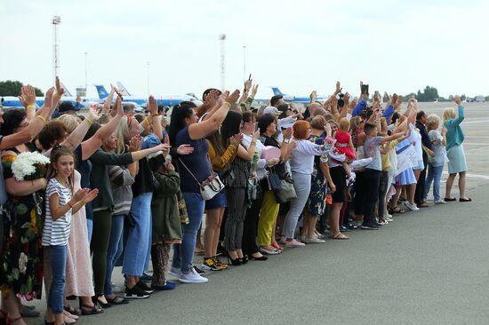 Участники договоренности об освобождении между Россией и Украиной прилетели в Борисполь