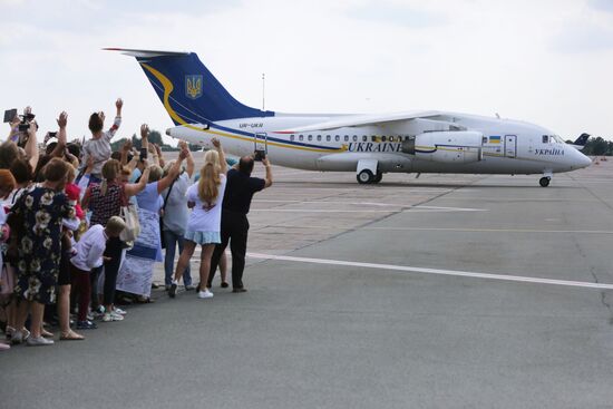 Участники договоренности об освобождении между Россией и Украиной прилетели в Борисполь