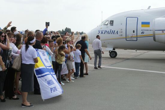 Участники договоренности об освобождении между Россией и Украиной прилетели в Борисполь