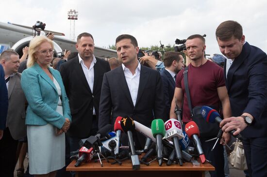 Участники договоренности об освобождении между Россией и Украиной прилетели в Борисполь