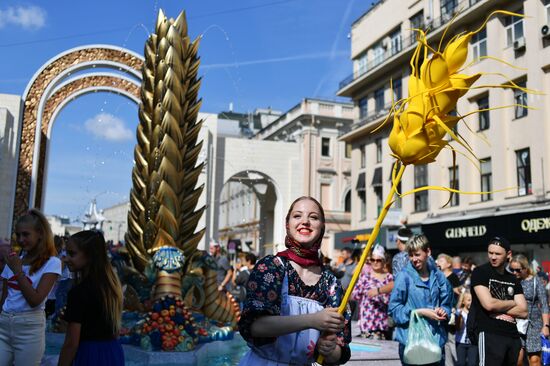 Празднование Дня города в Москве