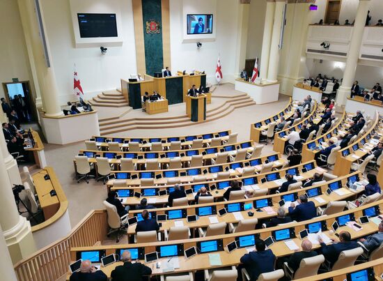 Внеочередное заседание парламента Грузии