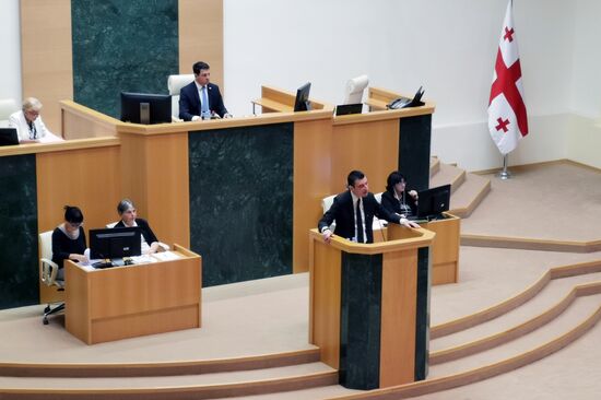 Внеочередное заседание парламента Грузии