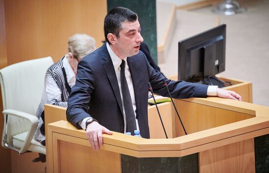 Внеочередное заседание парламента Грузии