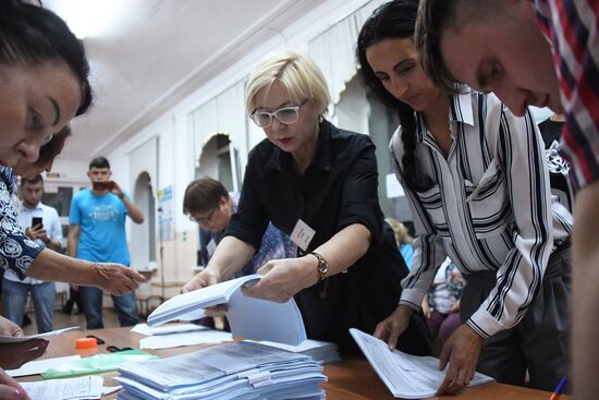 Подсчет голосов на выборах в единый день голосования