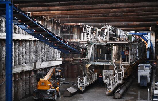 Запуск тоннелепроходческого щита станции БКЛ "Карамышевская" в Москве