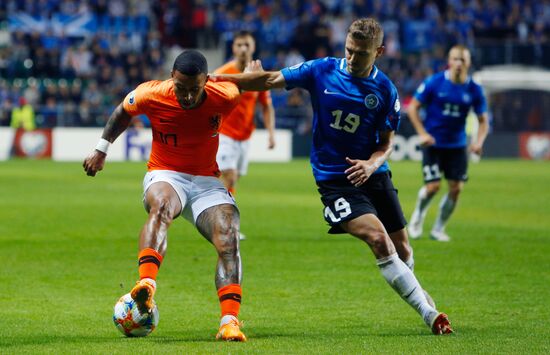 Футбол. Отборочный матч ЧЕ-2020. Эстония - Нидерланды
