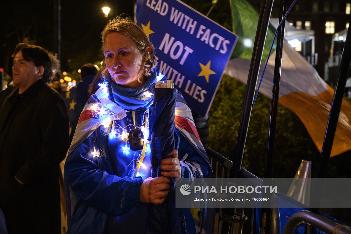 Акция в Лондоне против приостановки работы парламента