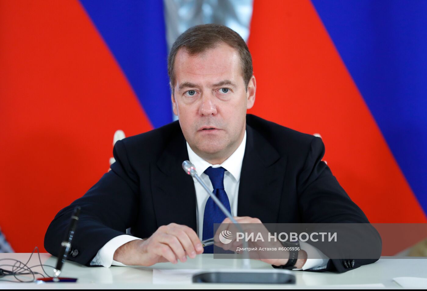 Премьер-министр РФ Д. Медведев встретился с председателем правительства Республики Словения М. Шарецем 