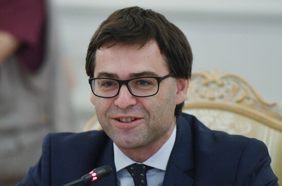 Встреча глав МИД РФ и Молдавии С. Лаврова и Н. Попеску 