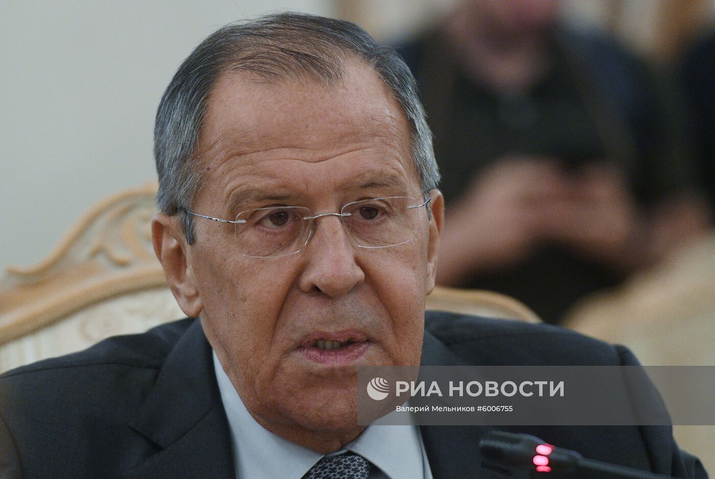 Встреча глав МИД РФ и Молдавии С. Лаврова и Н. Попеску