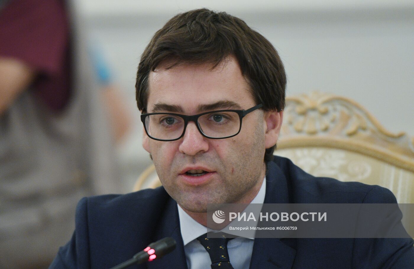 Встреча глав МИД РФ и Молдавии С. Лаврова и Н. Попеску