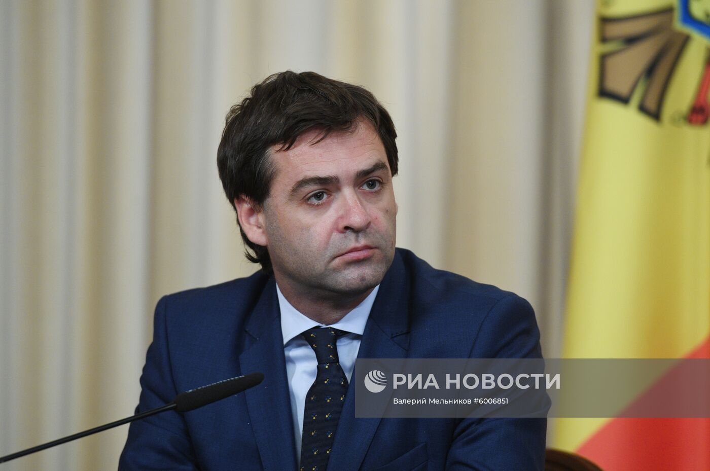 Встреча глав МИД РФ и Молдавии С. Лаврова и Н. Попеску