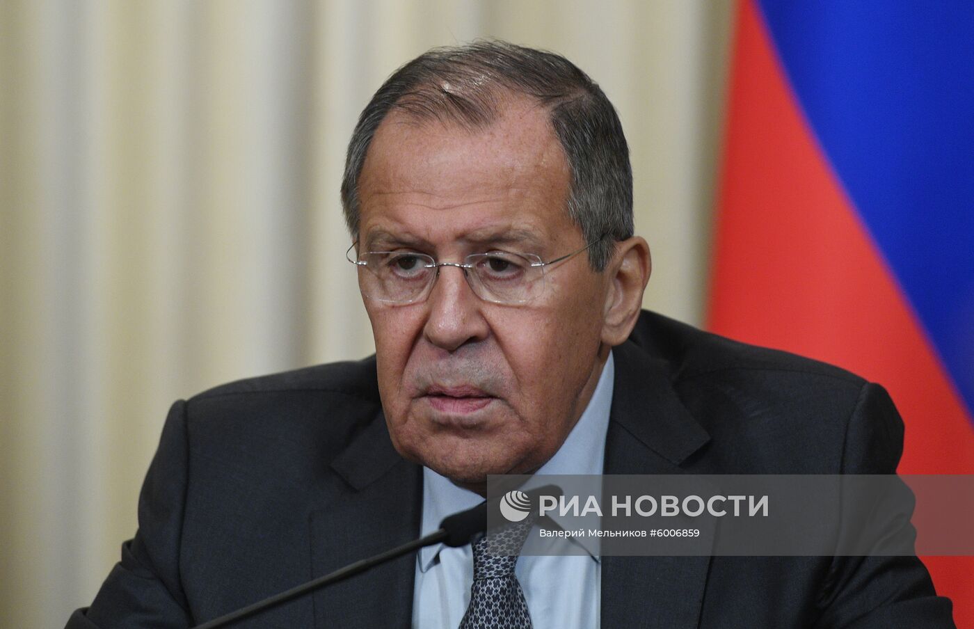 Встреча глав МИД РФ и Молдавии С. Лаврова и Н. Попеску