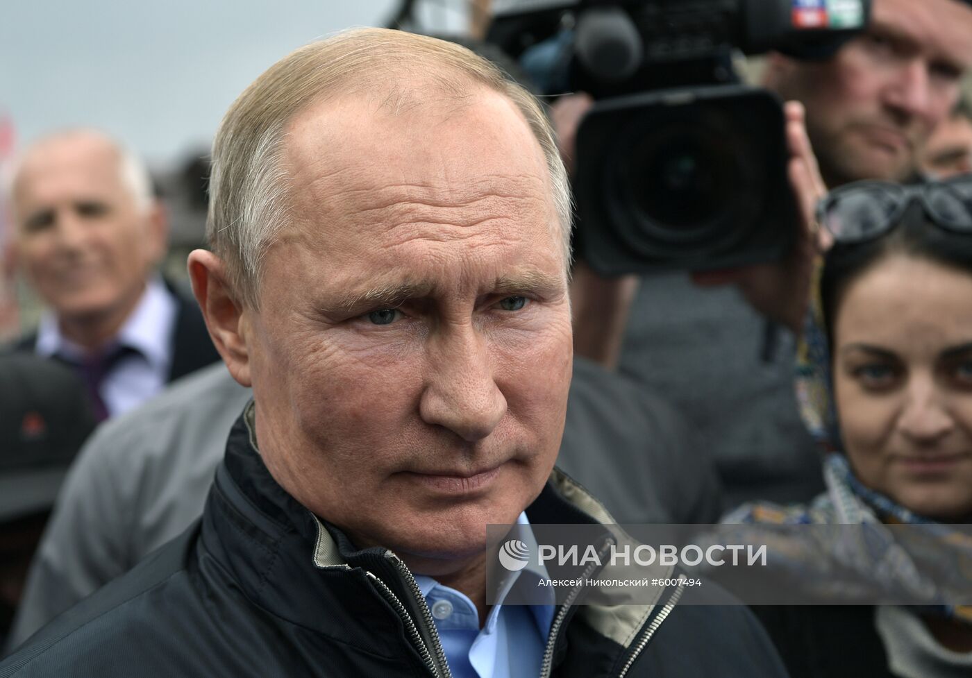 Рабочая поездка президента РФ В. Путина в Дагестан
