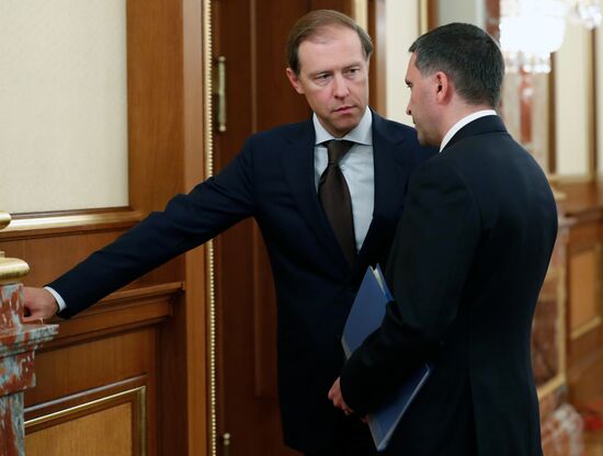 Премьер-министр РФ Д. Медведев провел заседание правительства РФ