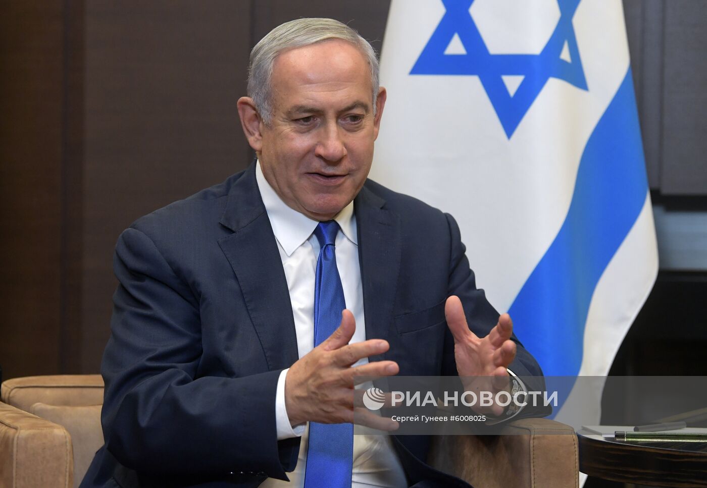 Встреча президента РФ В. Путина с премьер-министром Израиля Б. Нетаньяху