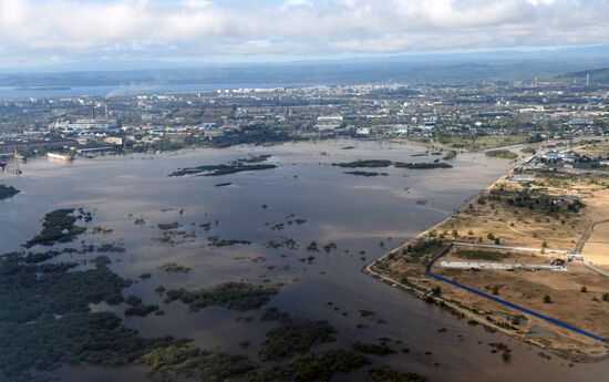 Паводок в Комсомольске-на-Амуре