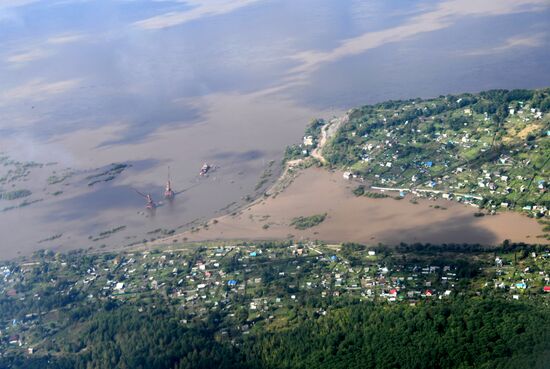 Паводок в Комсомольске-на-Амуре