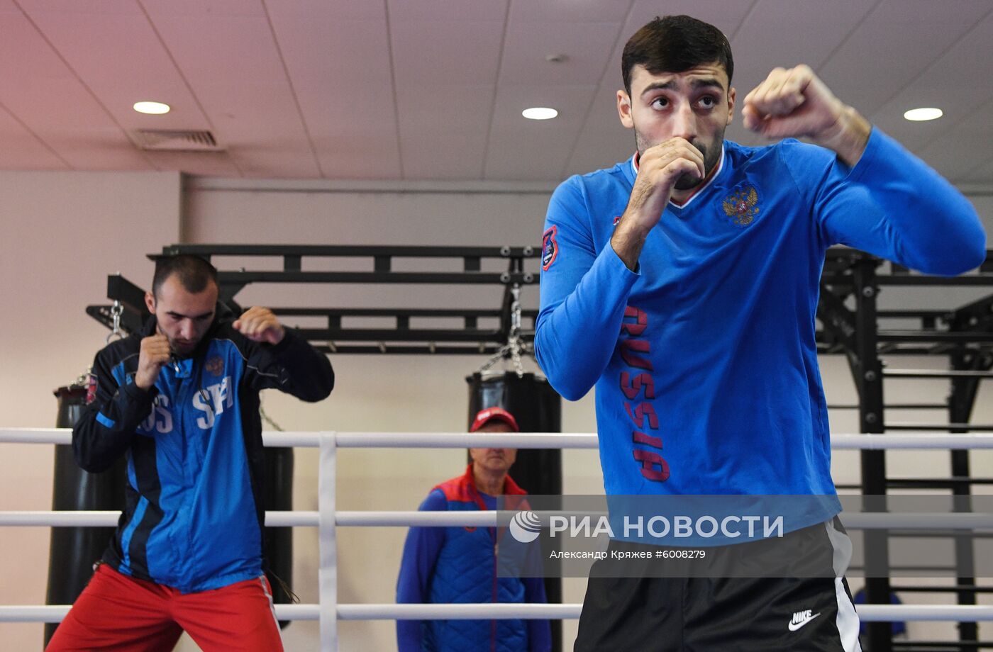 Бокс. Чемпионат мира. Мужчины. Тренировка сборной России