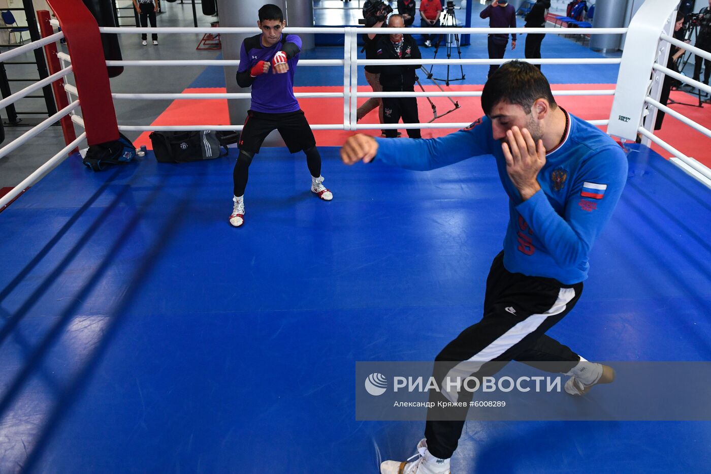 Бокс. Чемпионат мира. Мужчины. Тренировка сборной России