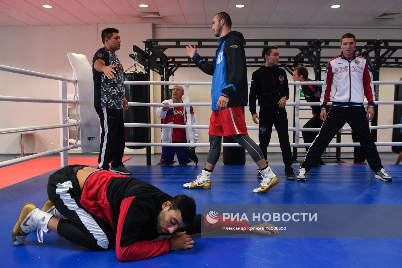 Бокс. Чемпионат мира. Мужчины. Тренировка сборной России
