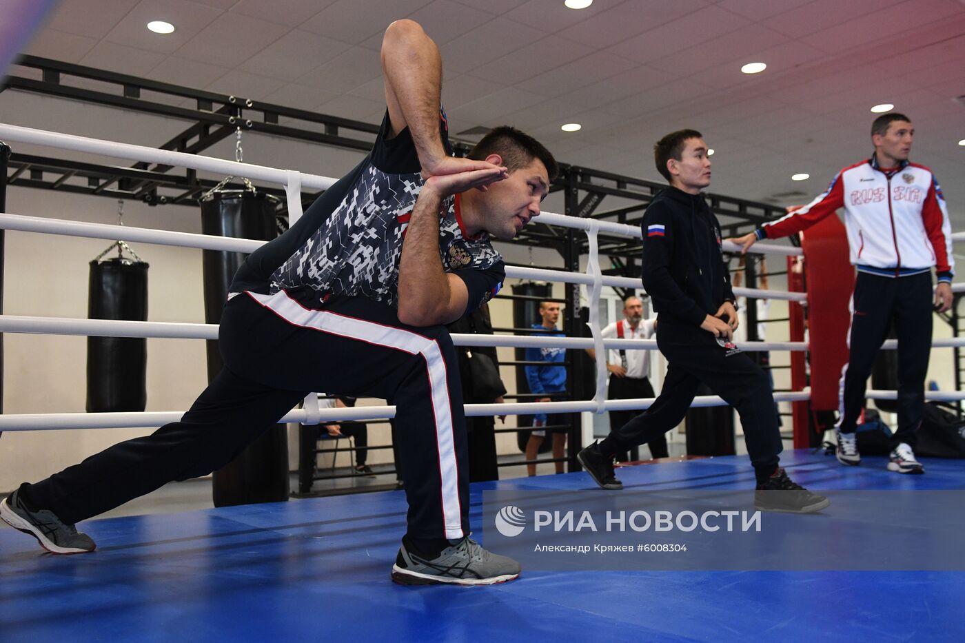 Бокс. Чемпионат мира. Мужчины. Тренировка сборной России