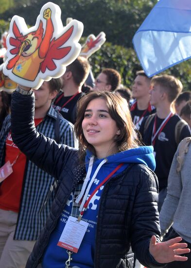 Парад московского студенчества