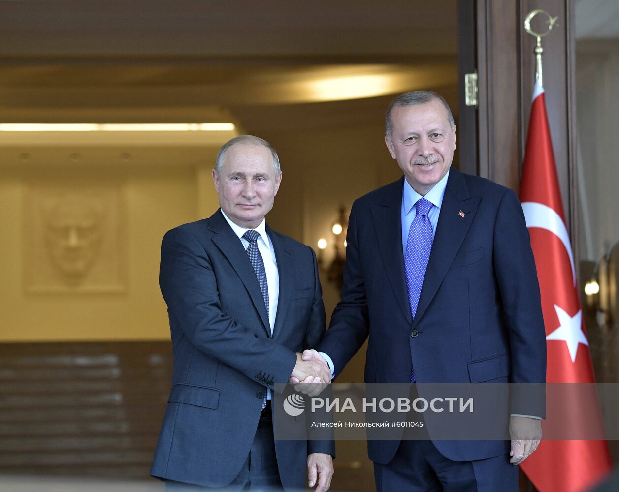 Рабочий визит президента РФ В. Путина в Турцию