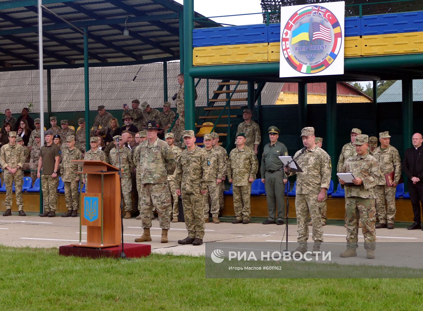 Международные военные учения Rapid Trident-2019 во Львовской области