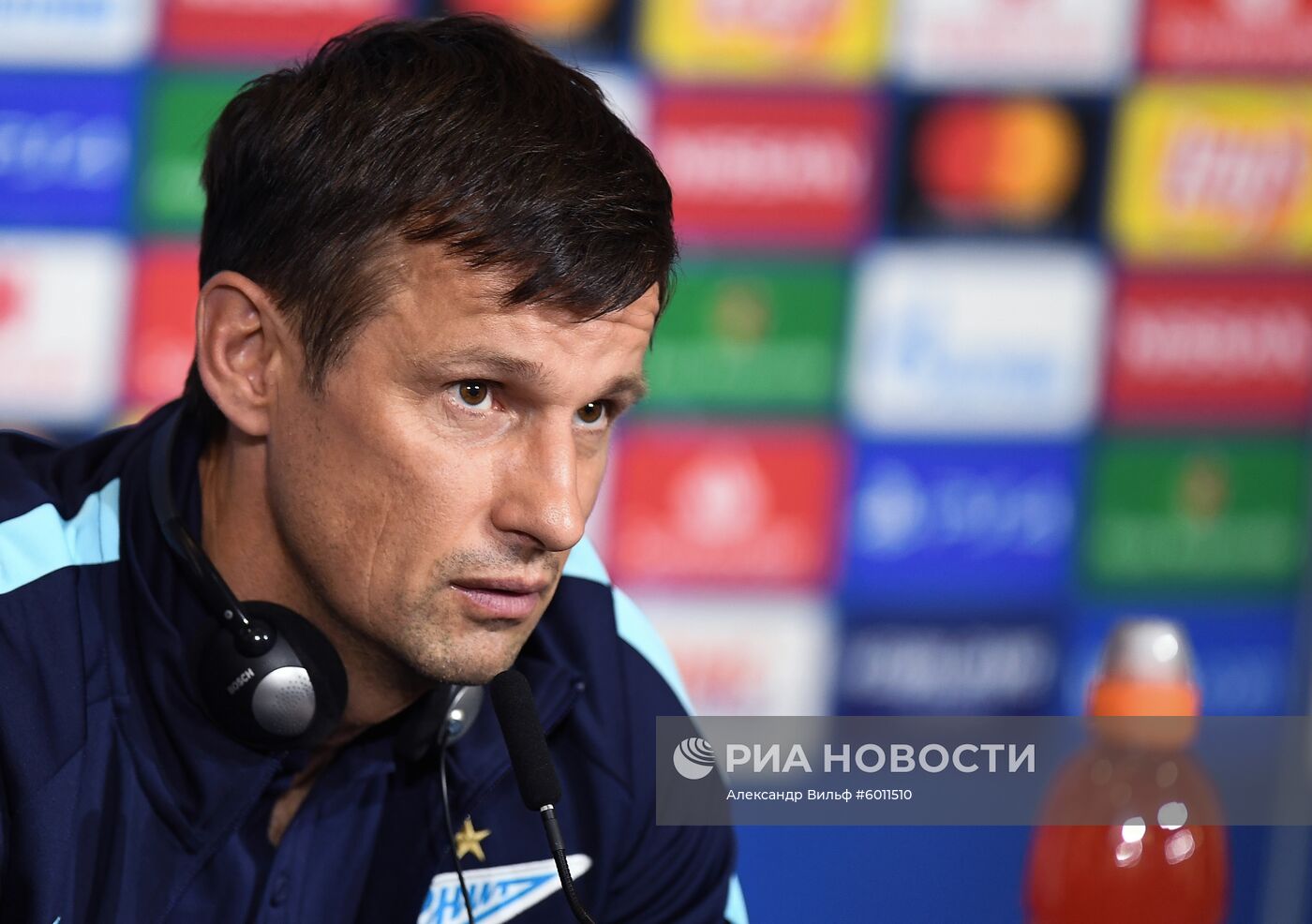 Футбол. Лига чемпионов. Тренировка ФК "Зенит"