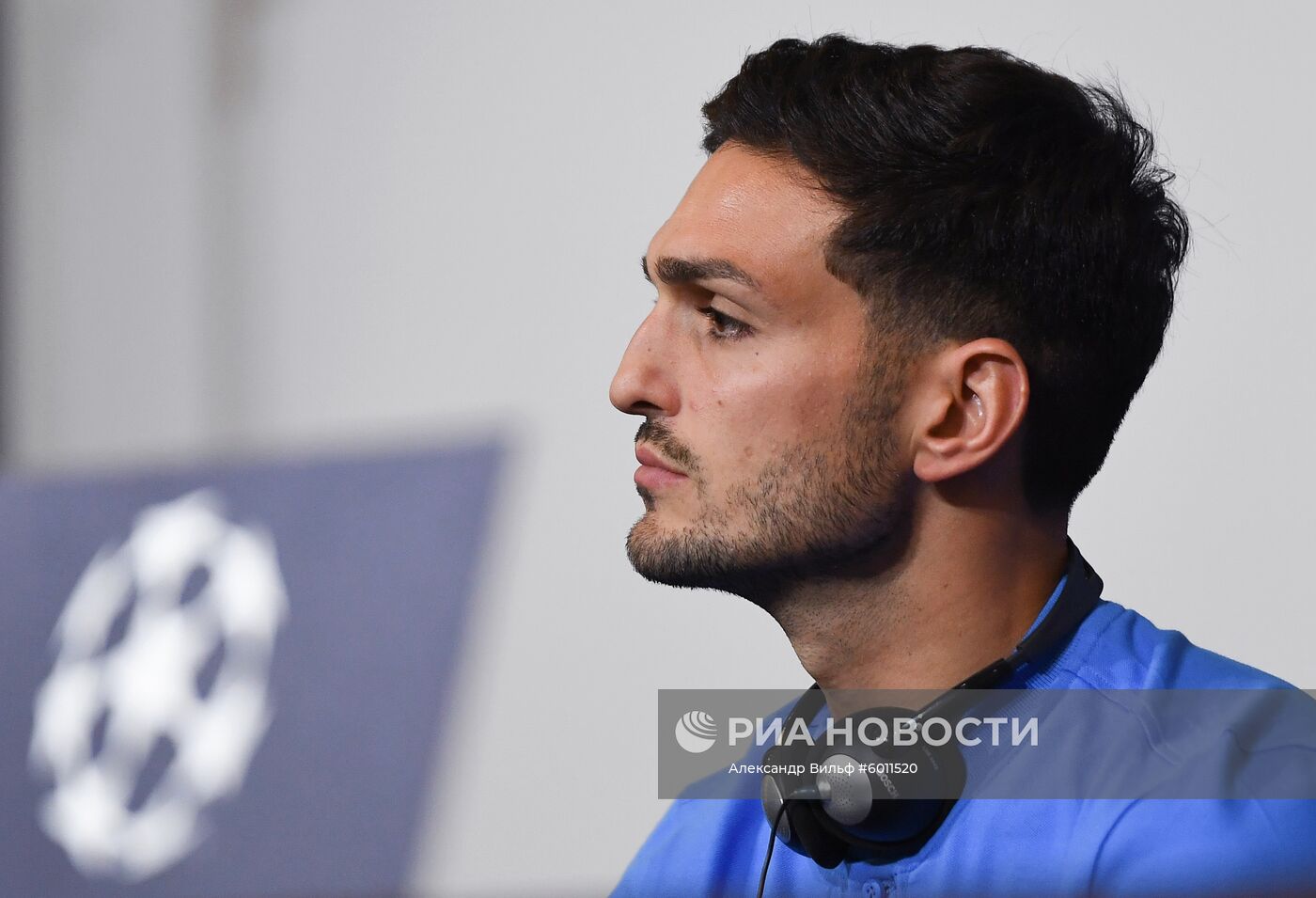 Футбол. Лига чемпионов. Тренировка ФК "Зенит"