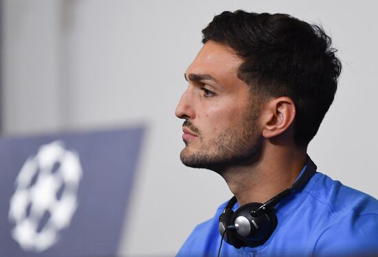 Футбол. Лига чемпионов. Тренировка ФК "Зенит"