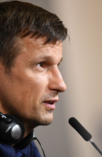 Футбол. Лига чемпионов. Тренировка ФК "Зенит"