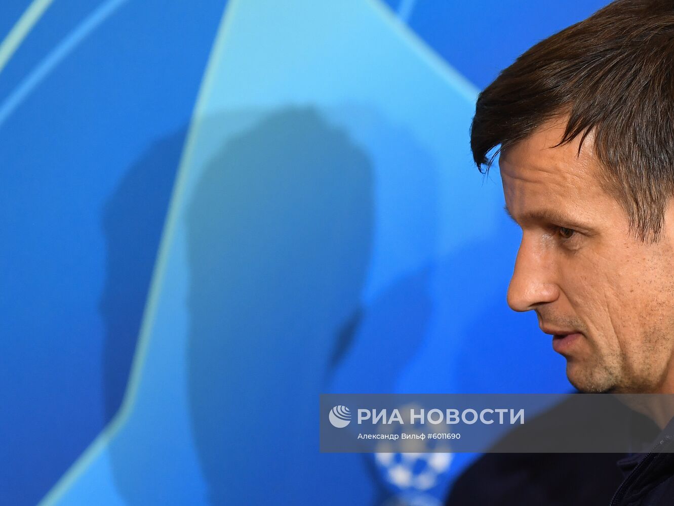 Футбол. Лига чемпионов. Тренировка ФК "Зенит"