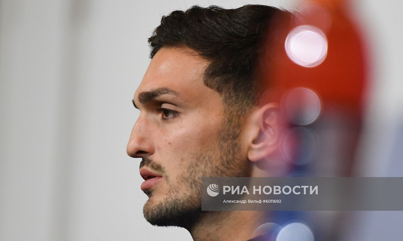 Футбол. Лига чемпионов. Тренировка ФК "Зенит"